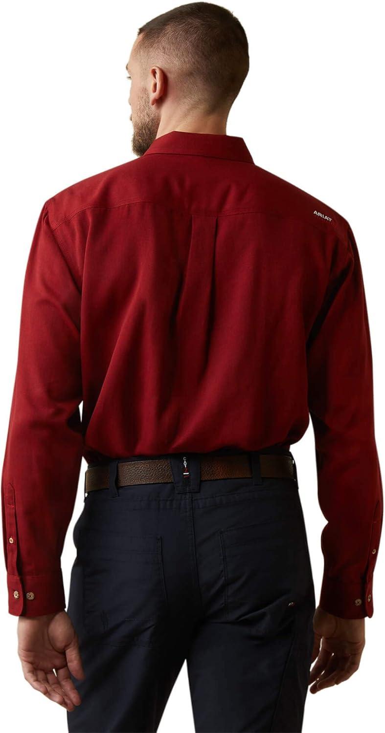 imageAriat Mens Fr Air Inherent Work ShirtRed Heather