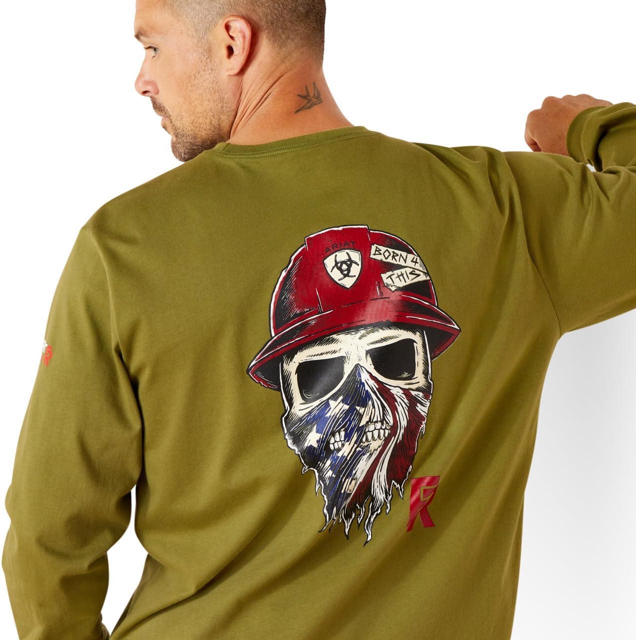 imageAriat Mens Fr Born for This TShirtLichen