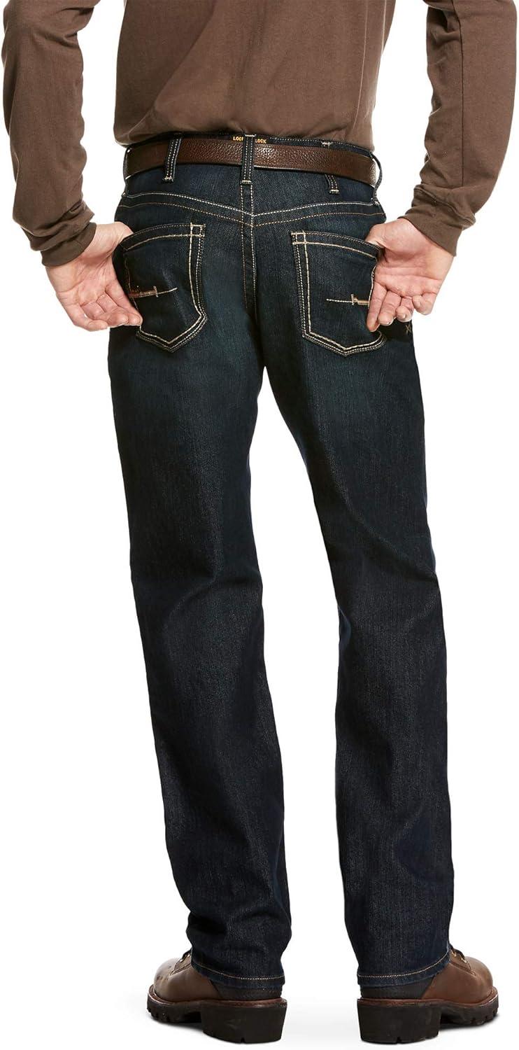 imageRebar M4 Relaxed DuraStretch Edge Stackable Straight Leg JeanCobalt