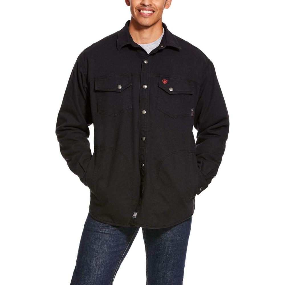 imageARIAT Mens Fr Rig Shirt JacketBlack