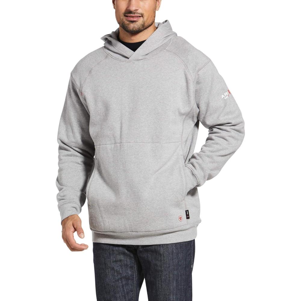 imageARIAT mens Fr Rev Pullover HoodieSilver Fox Heather