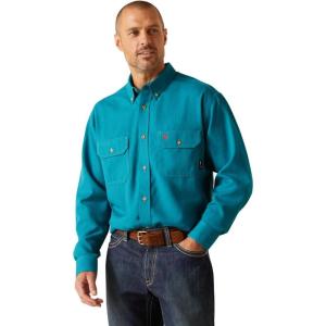 Ariat Mens Fr Air Inherent Work Shirt(Aqua)