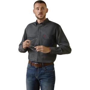 Ariat Mens Fr Air Inherent Work Shirt(Charcoal Heather)