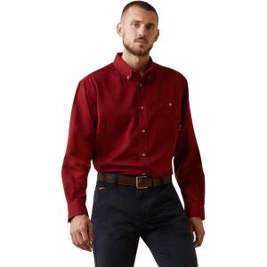Ariat Mens Fr Air Inherent Work Shirt(Red Heather)