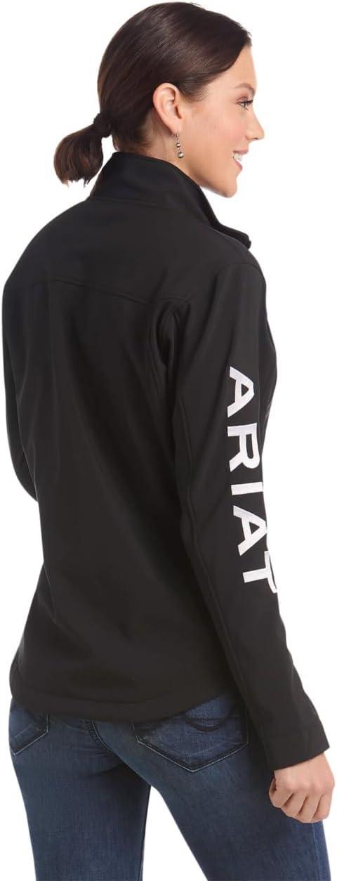imageAriat Womens New Team Softshell Jacket Wind and Water Resistant JacketBlack