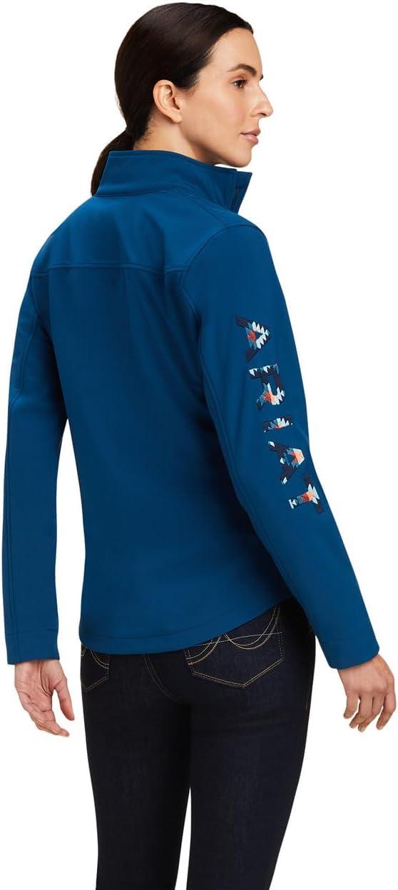 imageAriat Womens New Team Softshell Jacket Wind and Water Resistant JacketBlue