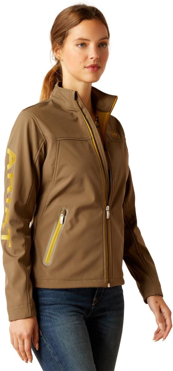 imageAriat Womens New Team Softshell Jacket Wind and Water Resistant JacketCanteen
