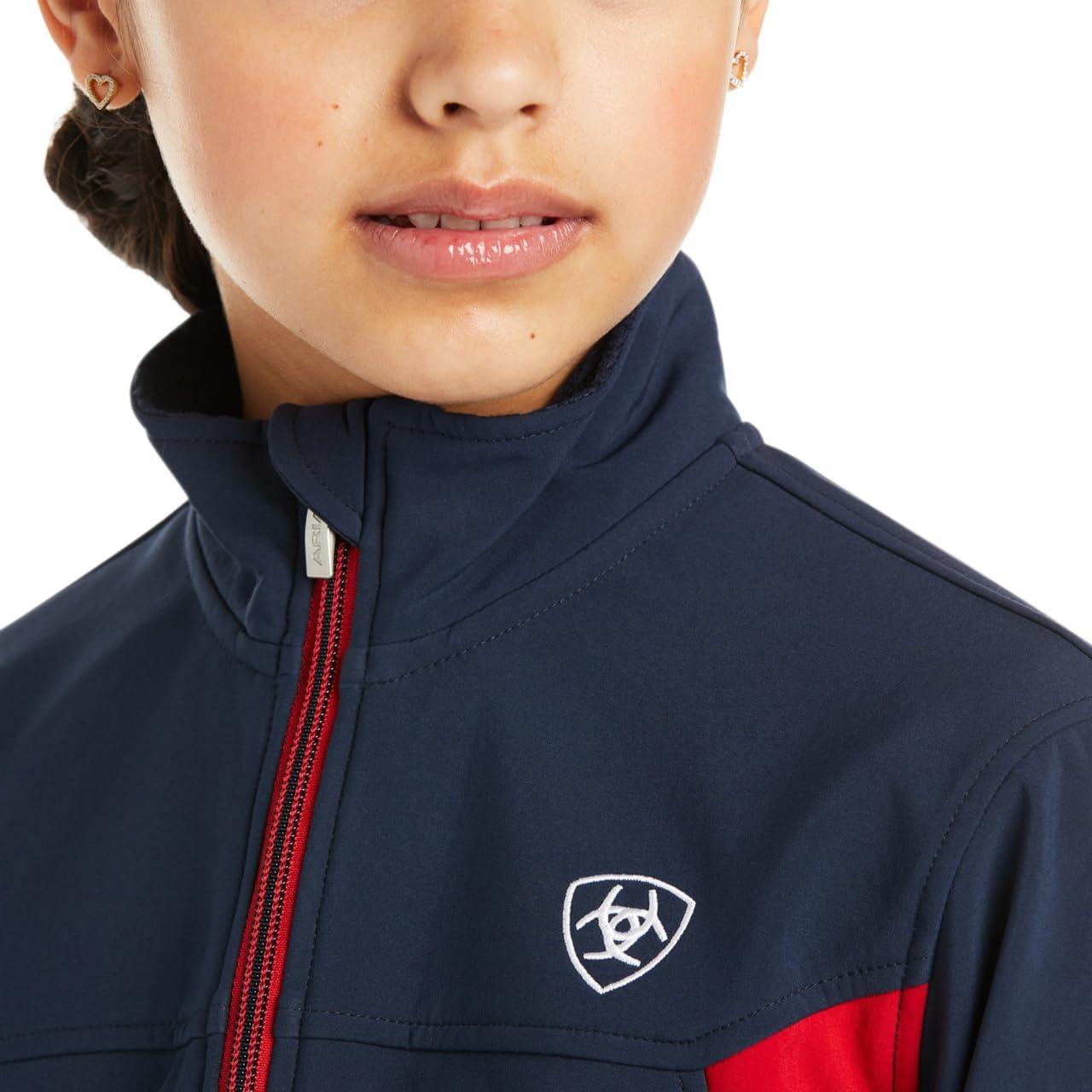 imageAriat Womens New Team Softshell Jacket Wind and Water Resistant JacketNavy