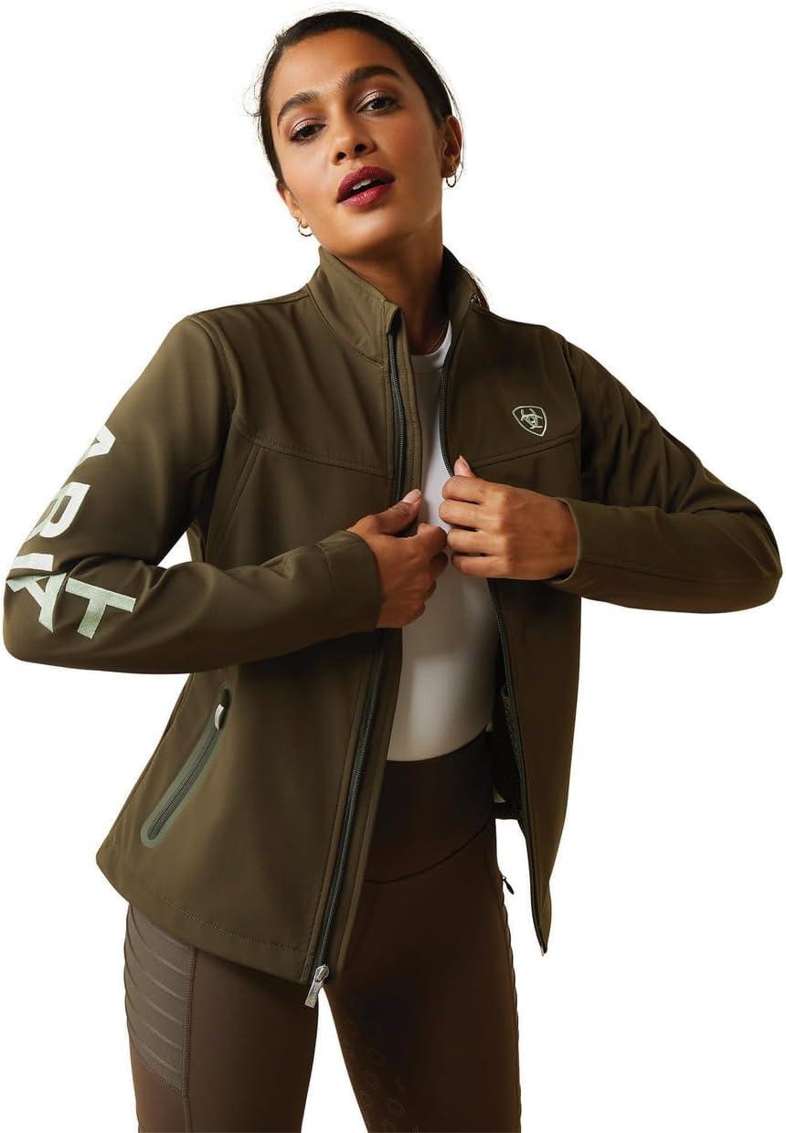 imageAriat Womens New Team Softshell Jacket Wind and Water Resistant JacketRelic
