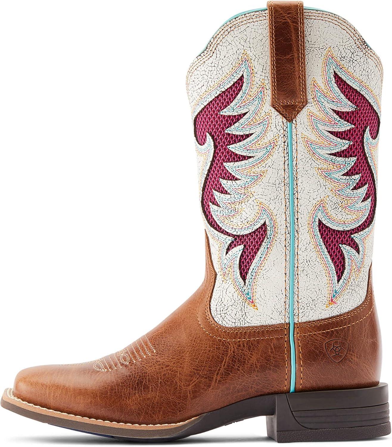 imageARIAT Womens Pinto Venttek 360 Western BootDark Tan