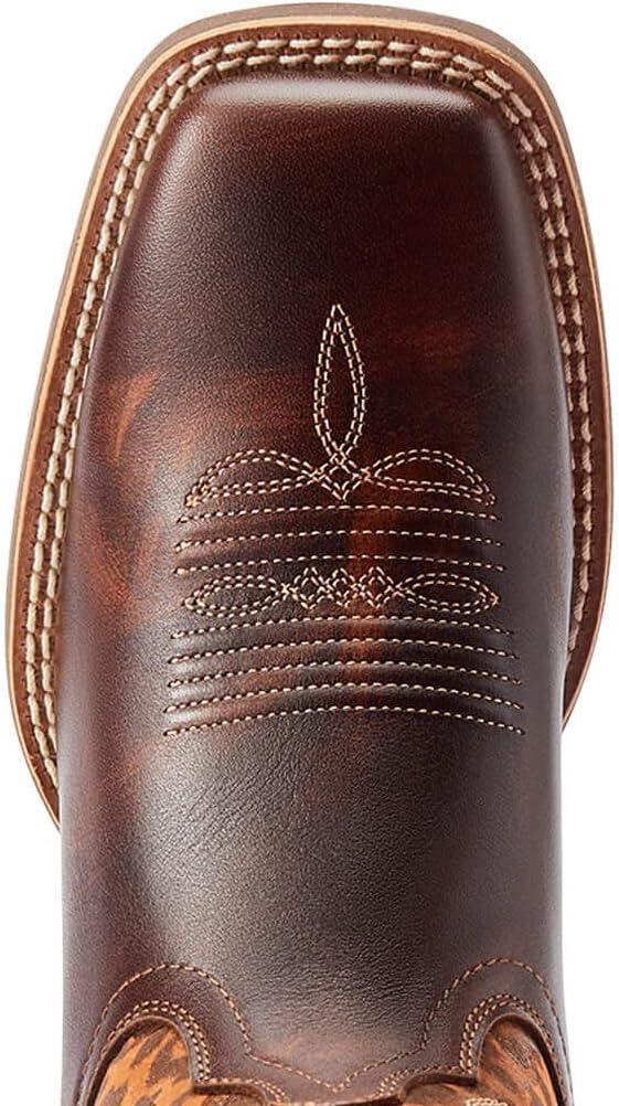 imageARIAT Womens Pinto Venttek 360 Western BootYukon BrownGilded Leopard