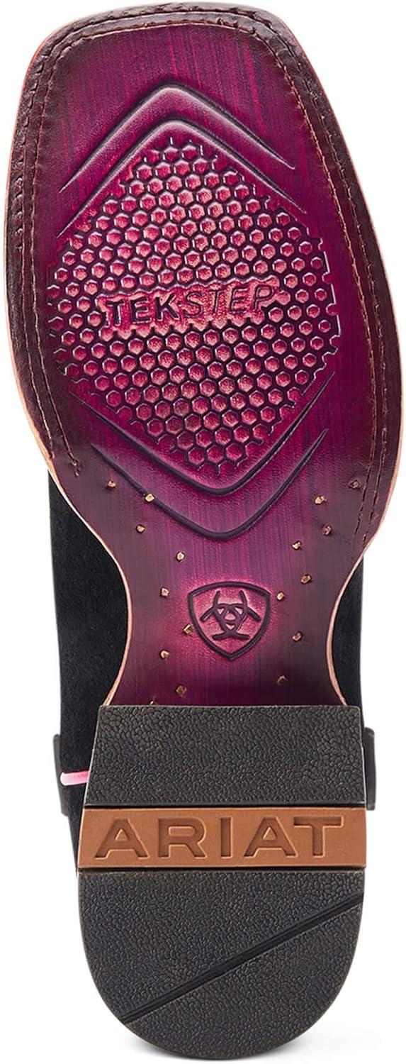 imageARIAT womens Frontier Western Aloha Western BootBlack Roughout