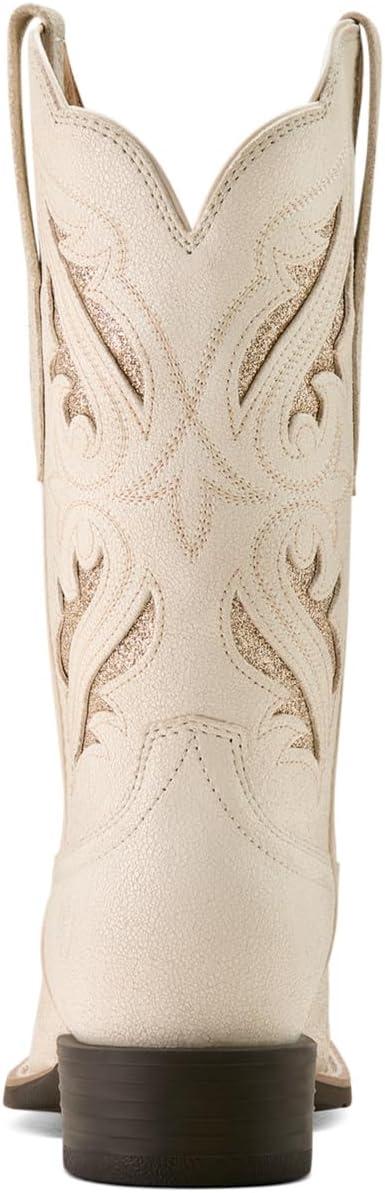 imageARIAT womens Round Up Bliss Western BootDistressed Ivory