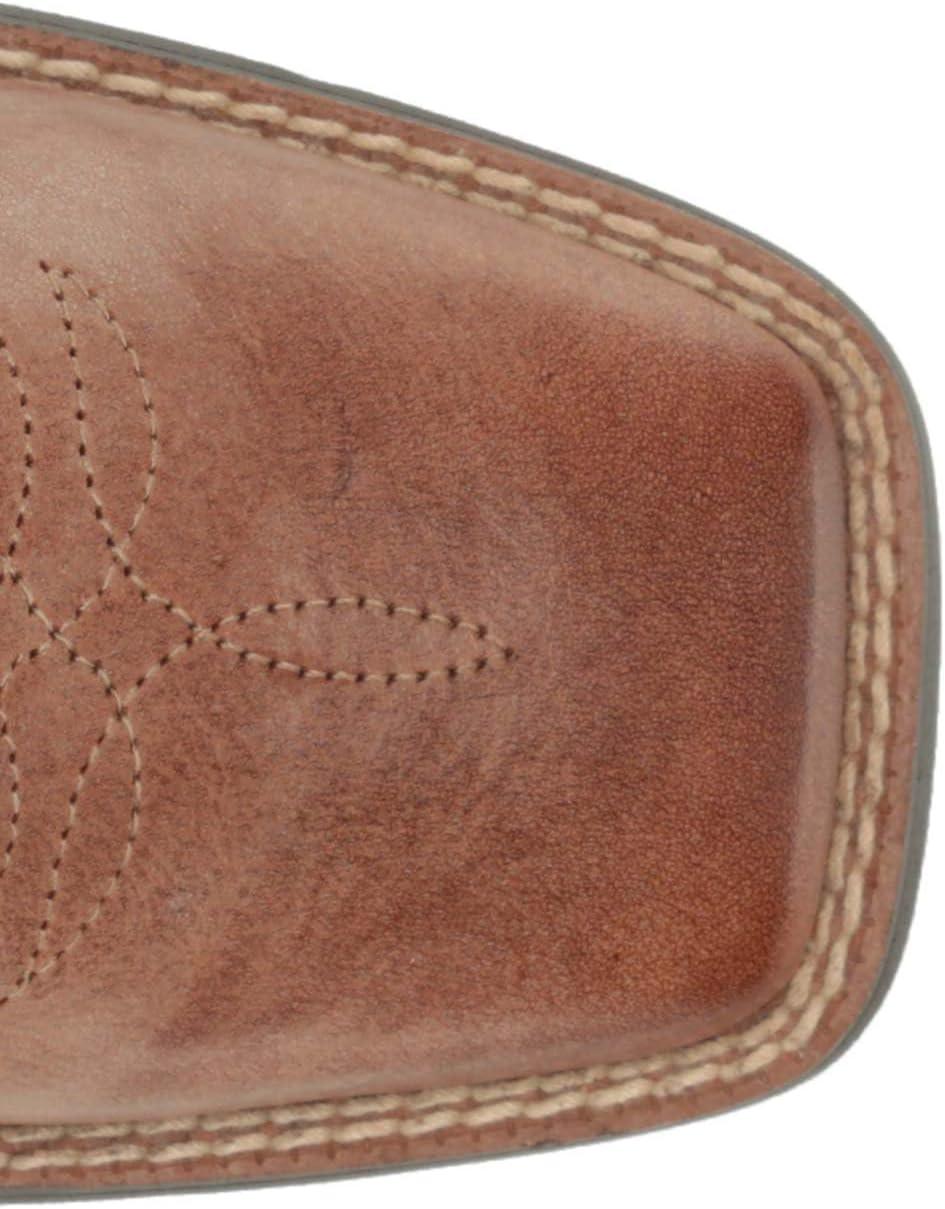 imageARIAT womens Round Up Wide Square Toe Stretchfit Western BootBuff BlondeNautical