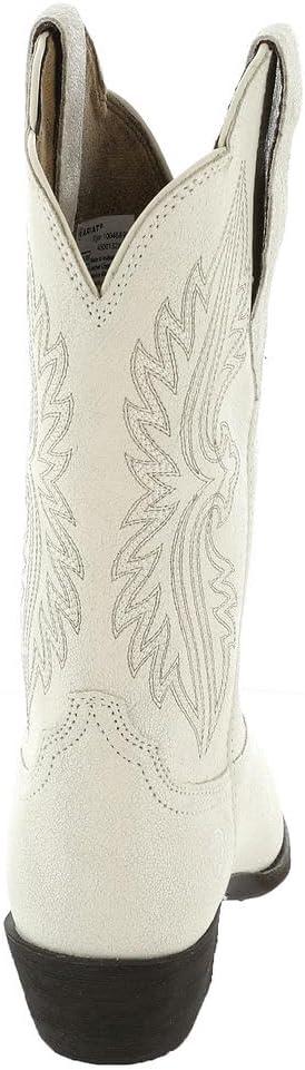 imageAriat Womens Heritage R Toe StretchFit Western BootDistressed Ivory