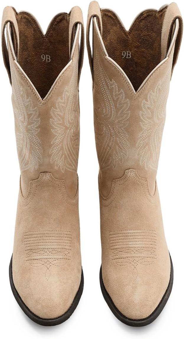 imageAriat Womens Heritage R Toe StretchFit Western BootTruly Taupe
