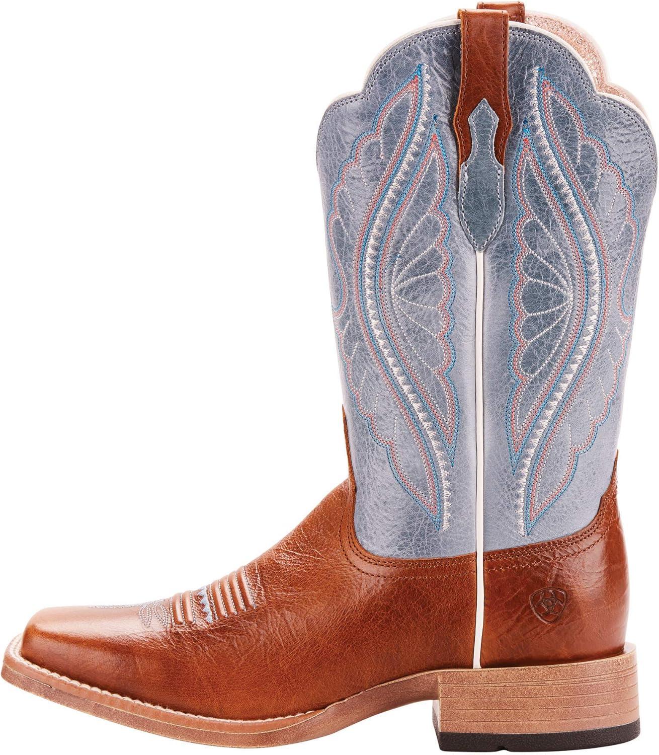 imageAriat womens Primetime Western BootTack Room ChocolateLapis