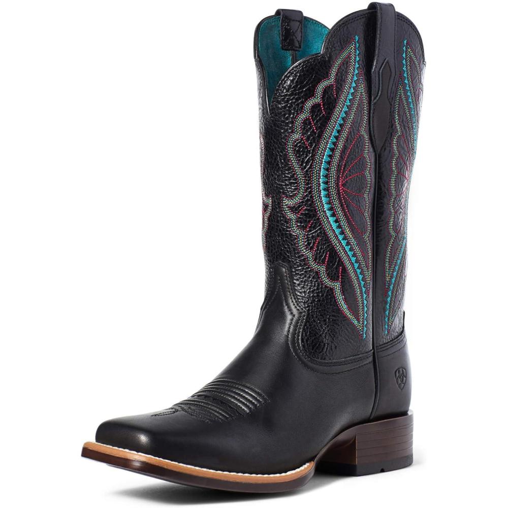 imageAriat womens Primetime Western BootTrue Black