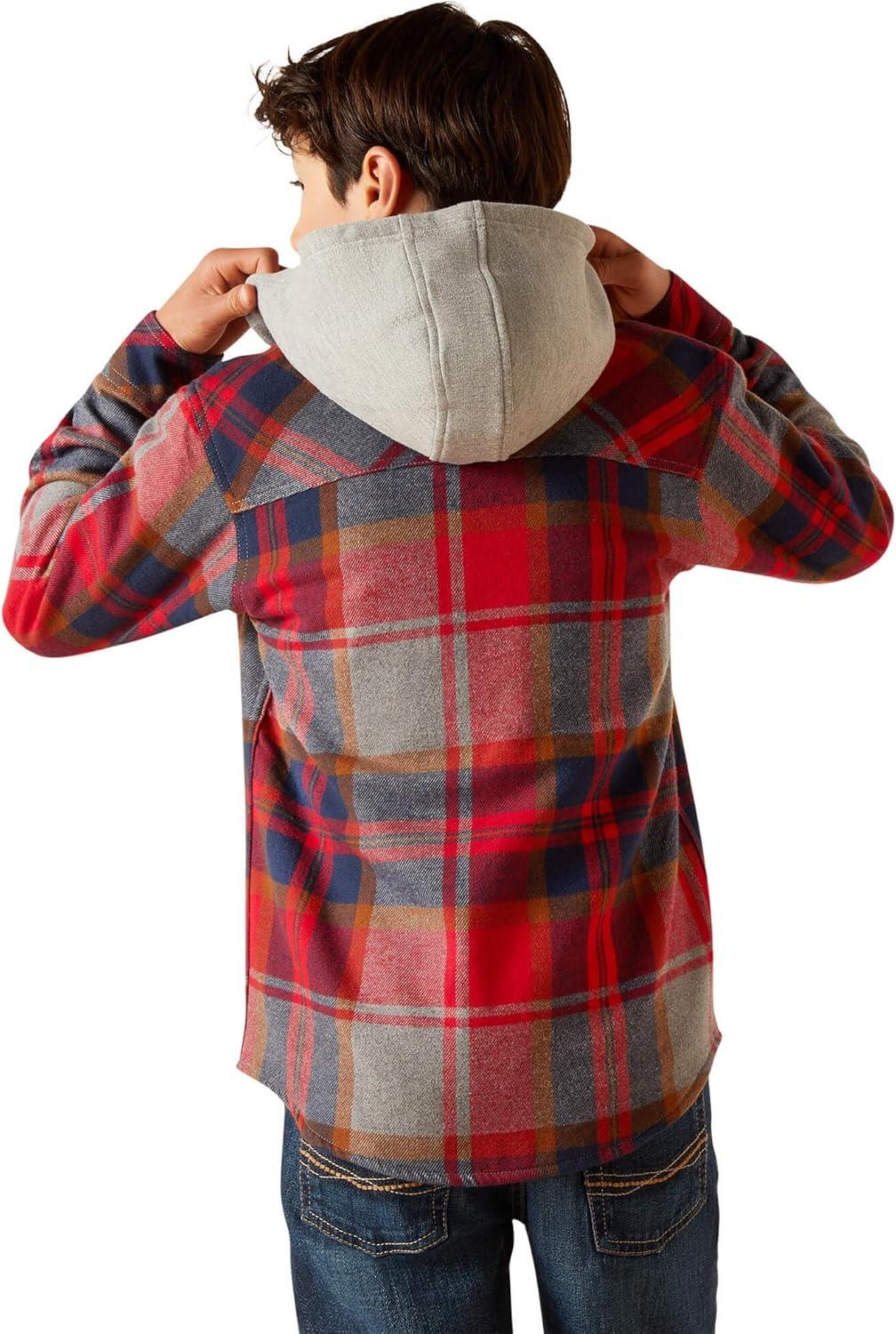 imageARIAT Boys Hoffman Shirt JacketMerlot