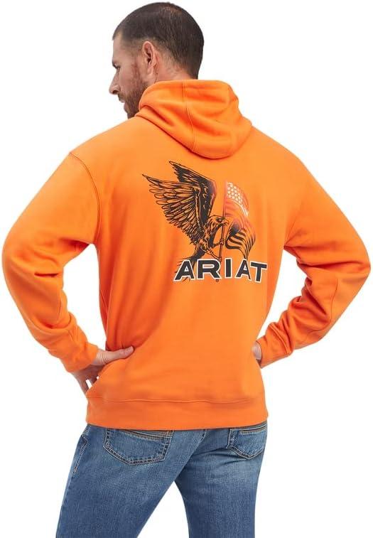 imageAriat Mens Hooded SweatshirtFree BirdHarvest Pumpkin