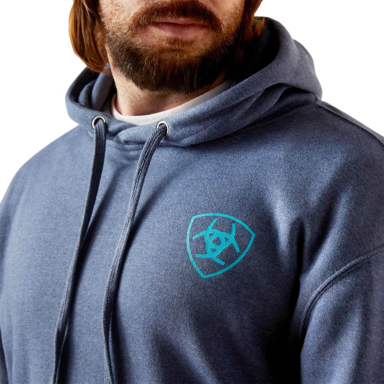 imageAriat Mens Hooded SweatshirtV WavesDeep Space
