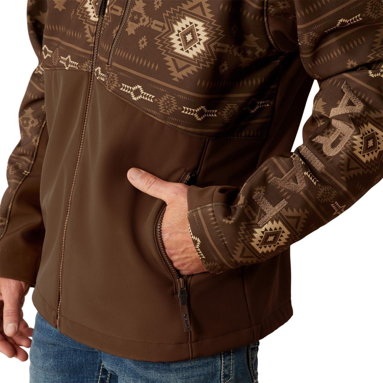 imageAriat Mens Team JacketBanyan Bark Southwest Print