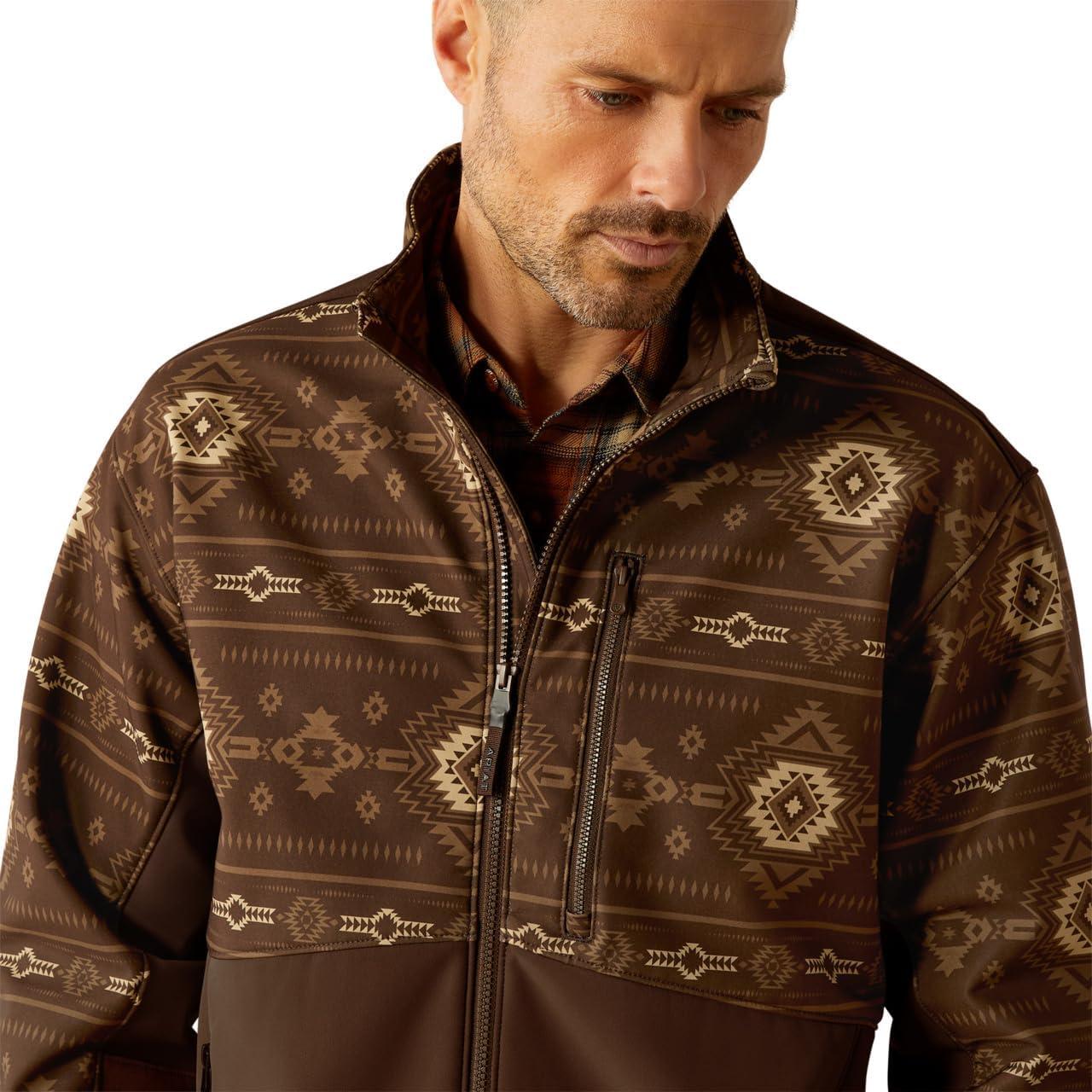 imageAriat Mens Team JacketBanyan Bark Southwest Print