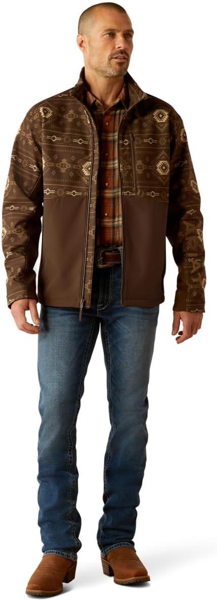 imageAriat Mens Team JacketBanyan Bark Southwest Print