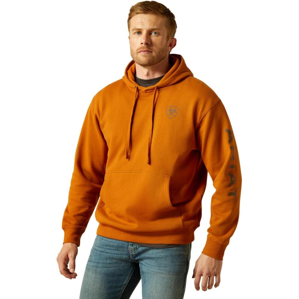 imageAriat Mens Hooded SweatshirtGlazed Ginger