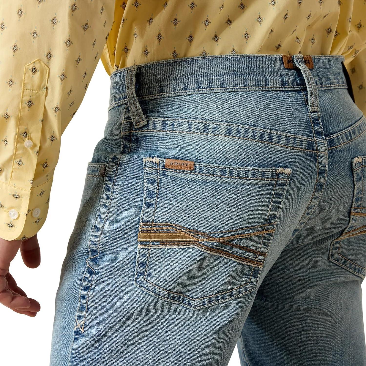 imageARIAT Mens M4 Relaxed Gus Boot Cut JeansKayne