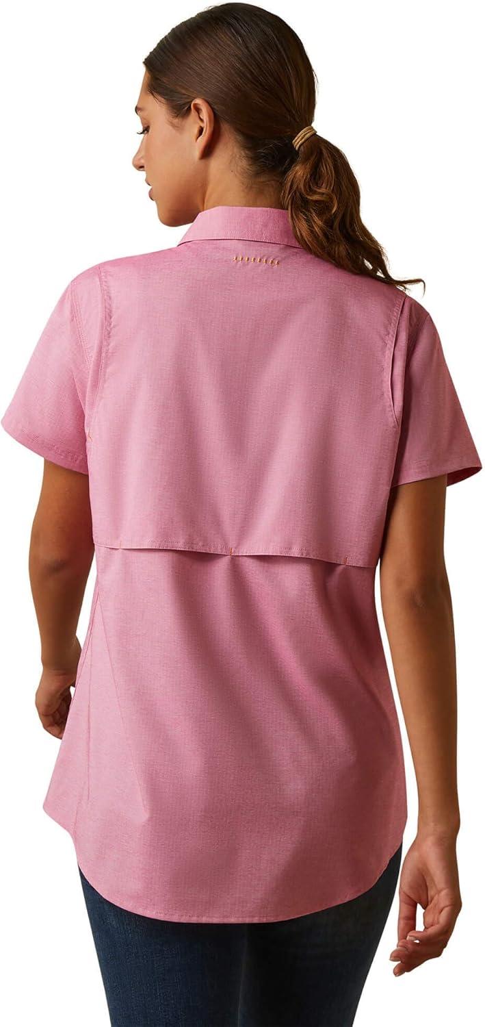 imageAriat Womens Rebar Made Tough Venttek Durastretch Work ShirtCherry Jubilee