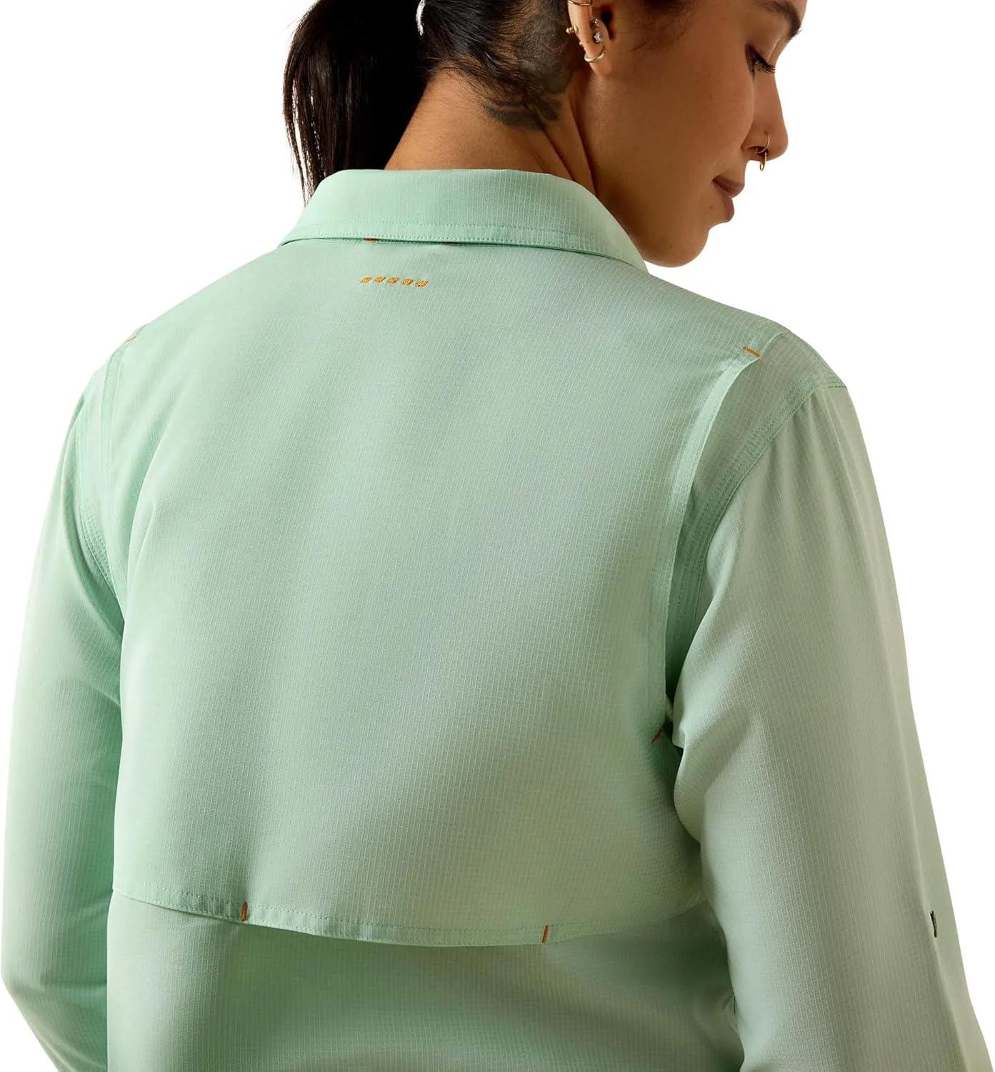 imageAriat Womens Rebar Made Tough Venttek Durastretch Work ShirtLichen