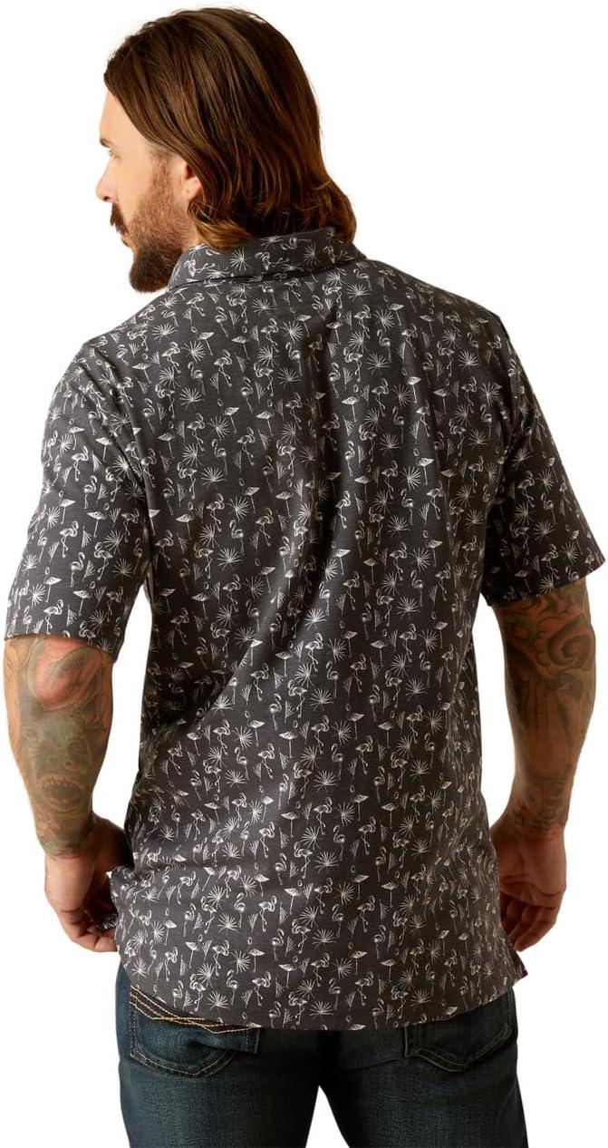 imageARIAT Mens Tek PoloEbony Grey