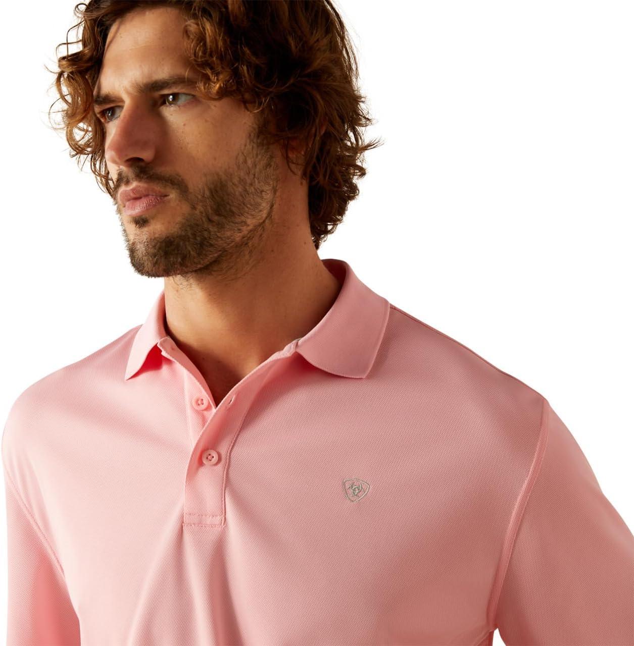 imageARIAT Mens Tek PoloPink