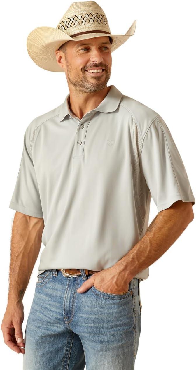 imageARIAT Mens Tek PoloSilver Lining