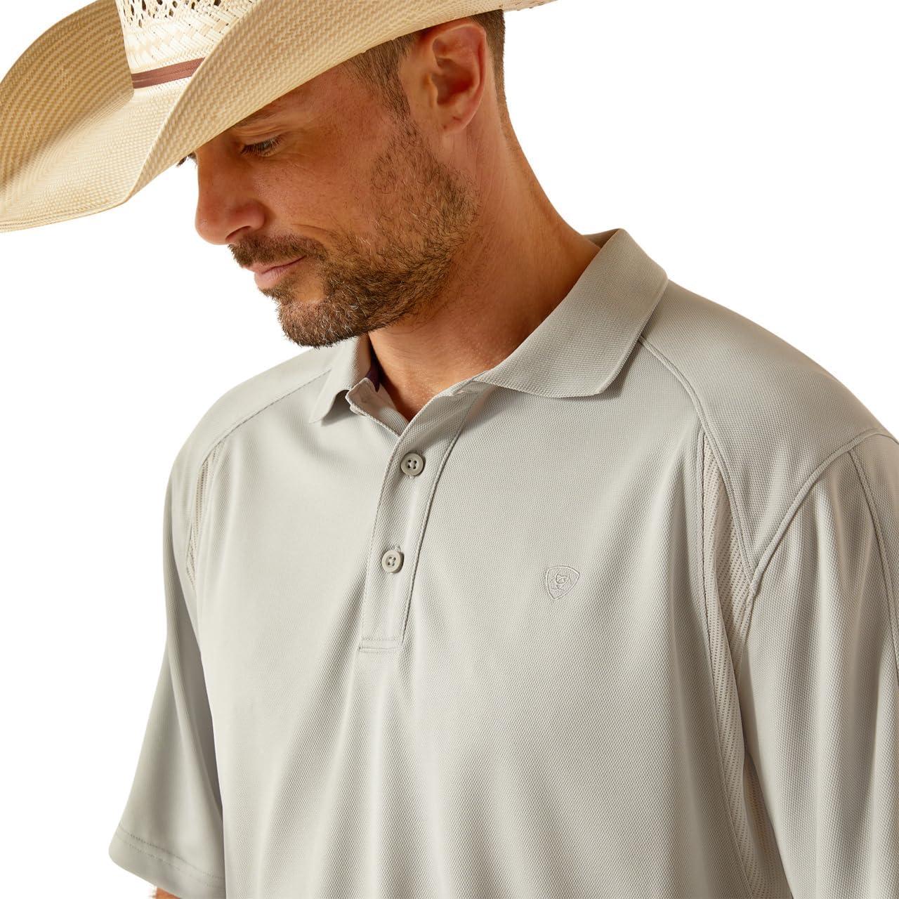 imageARIAT Mens Tek PoloSilver Lining