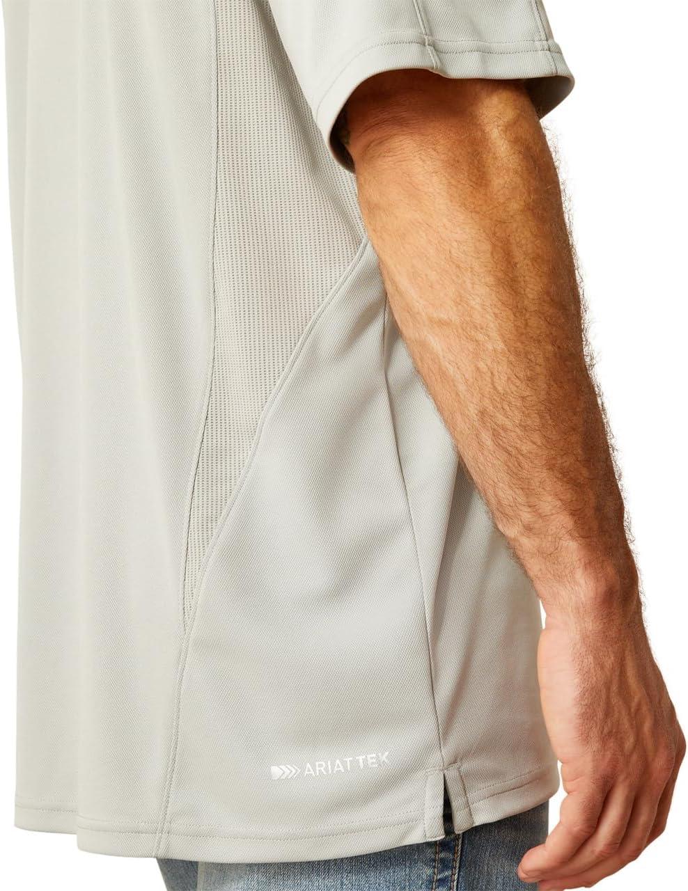 imageARIAT Mens Tek PoloSilver Lining