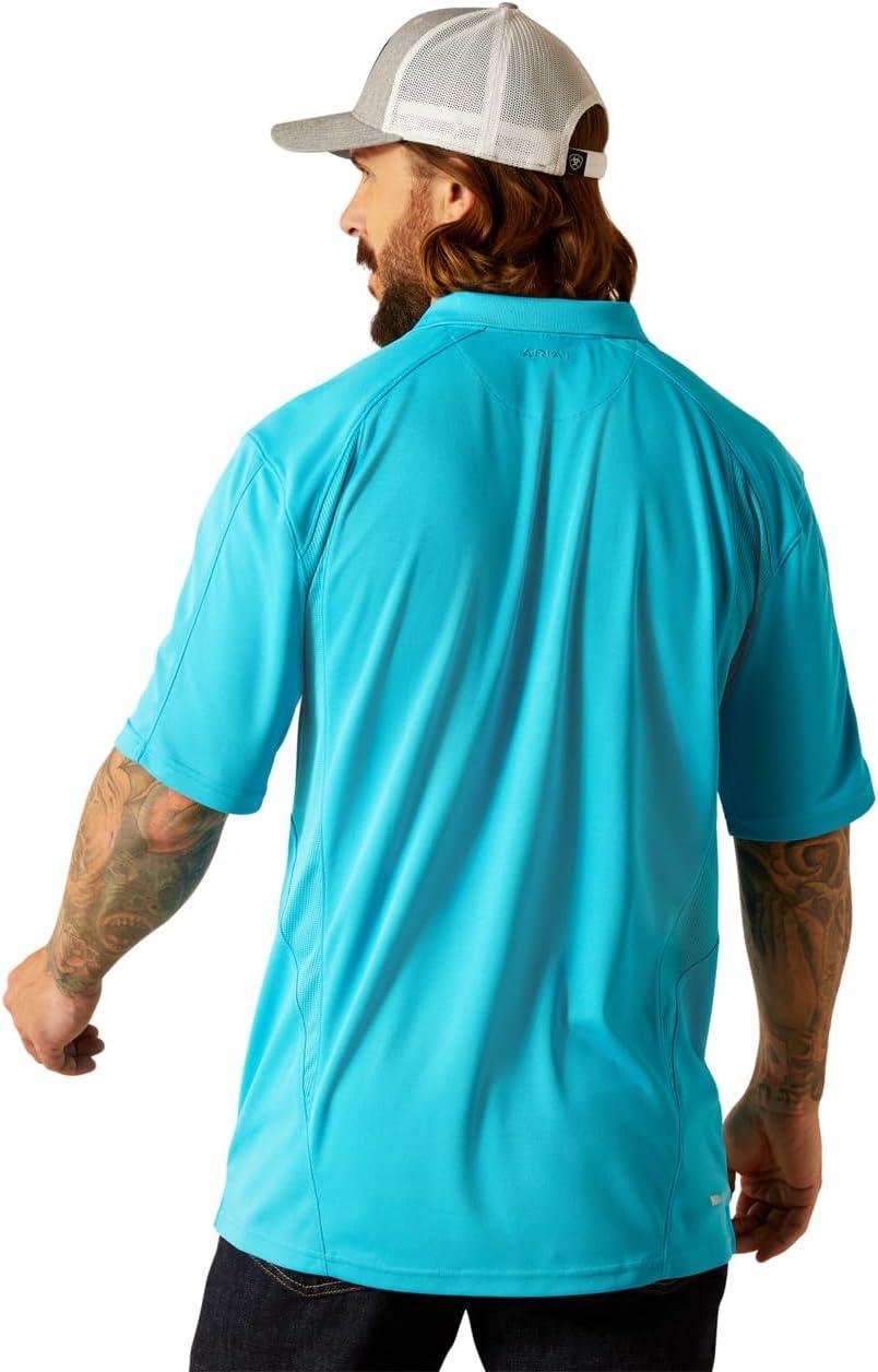 imageARIAT Mens Tek PoloTurquoise Reef