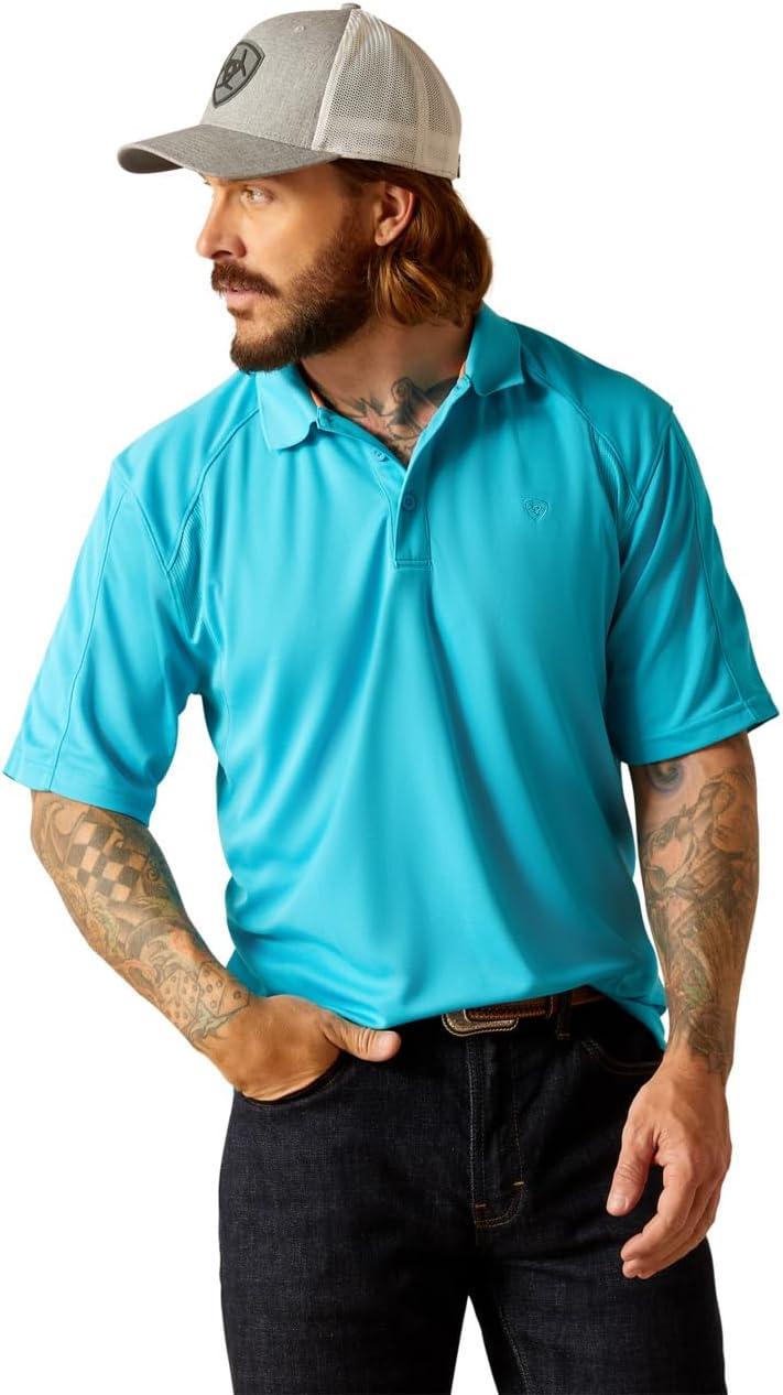 imageARIAT Mens Tek PoloTurquoise Reef