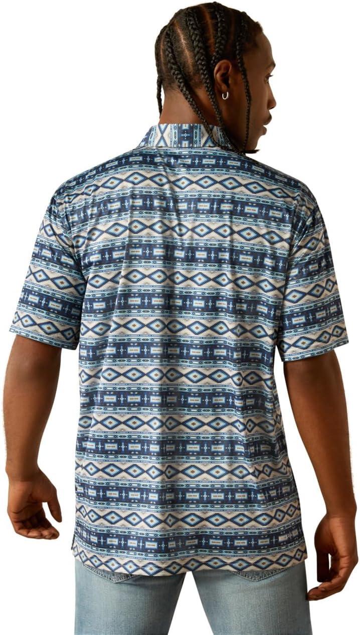 imageAriat Mens Charger 20 Printed PoloBlue Southwest