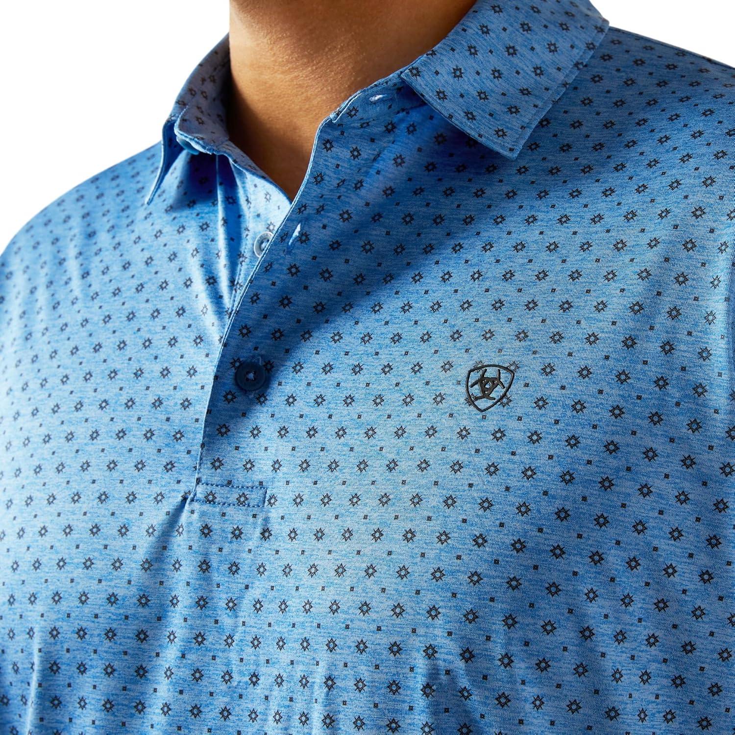 imageAriat Mens Charger 20 Printed PoloClassic Blue