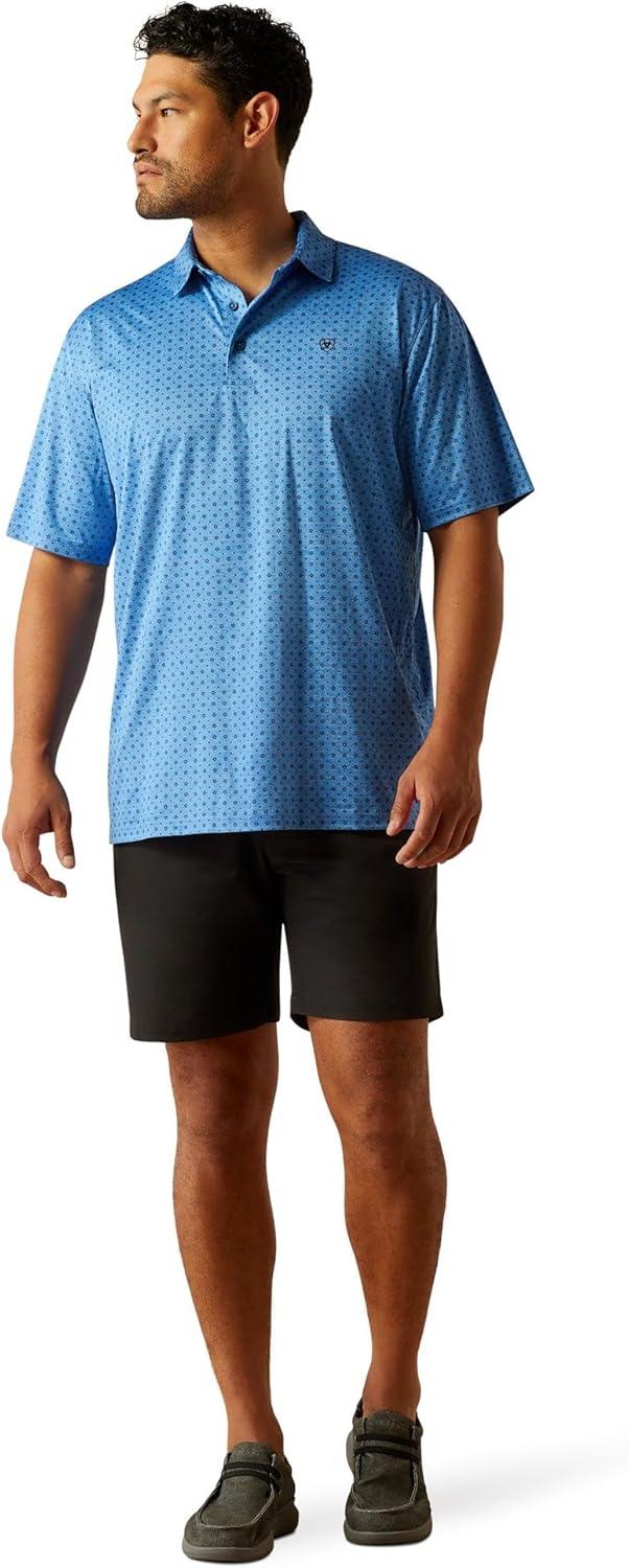 imageAriat Mens Charger 20 Printed PoloClassic Blue