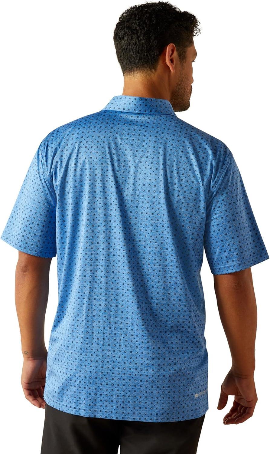 imageAriat Mens Charger 20 Printed PoloClassic Blue