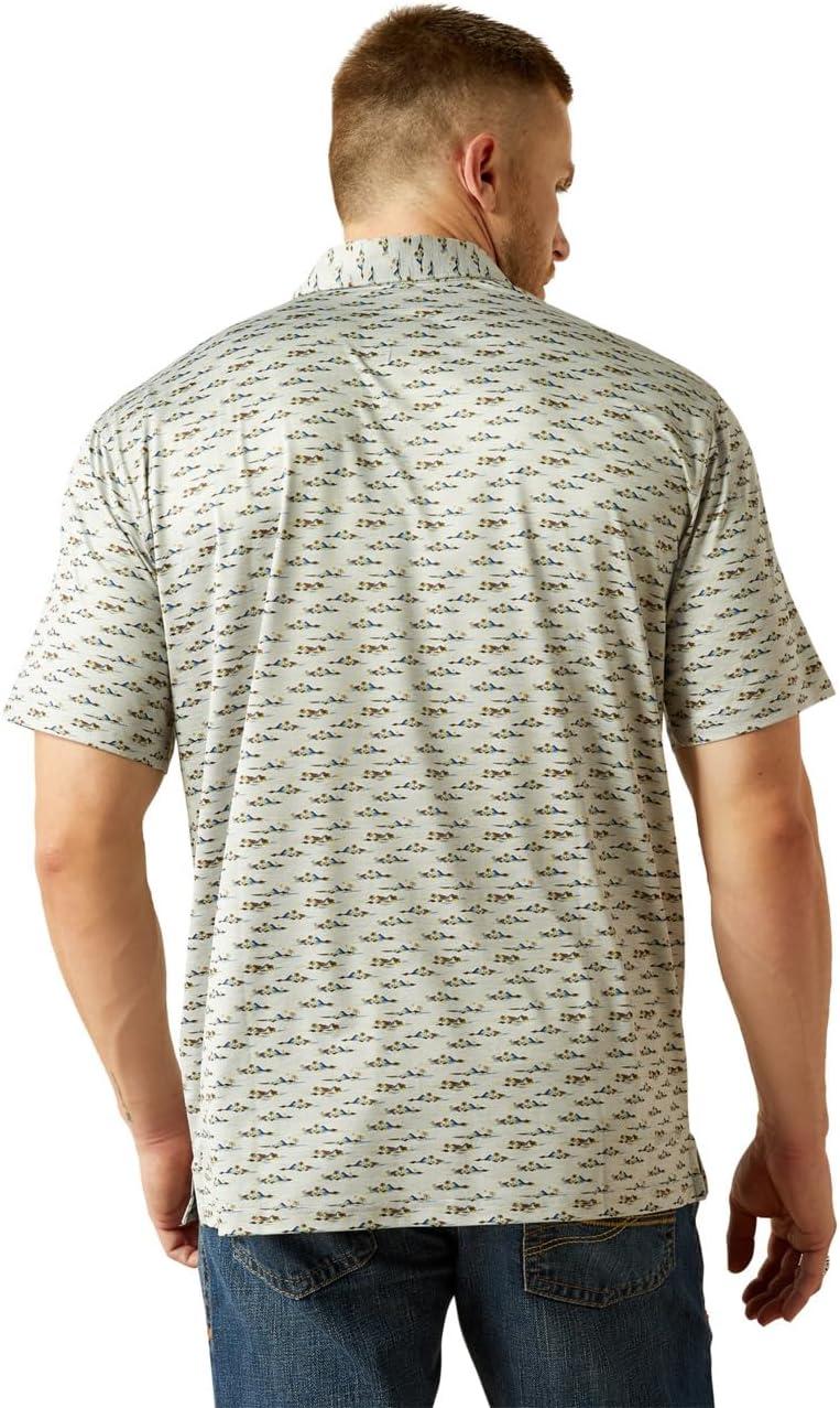 imageAriat Mens Charger 20 Printed PoloGrey