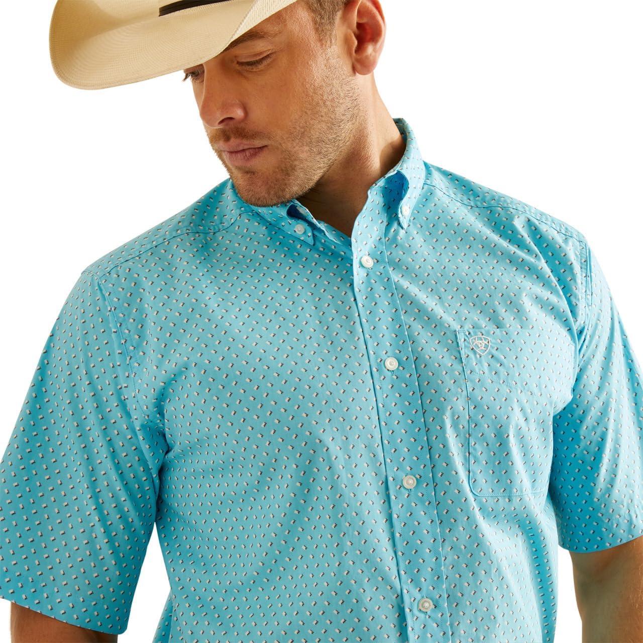 imageAriat Mens Kaleb Classic Fit ShirtSky