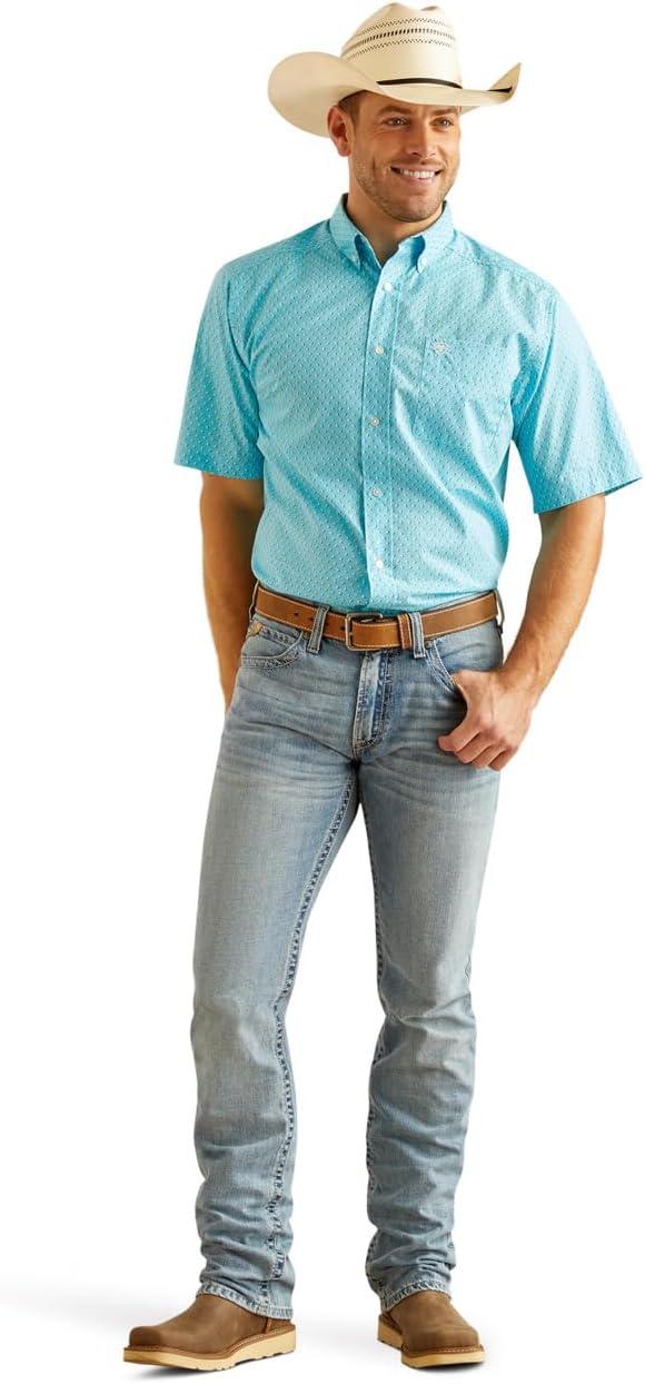 imageAriat Mens Kaleb Classic Fit ShirtSky