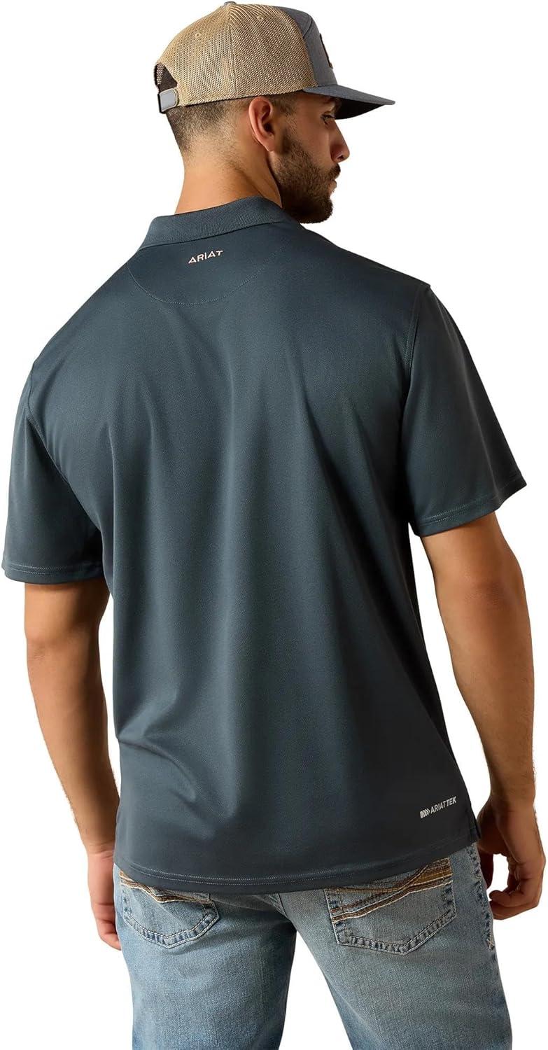 imageAriat Mens Tek PoloDark Slate