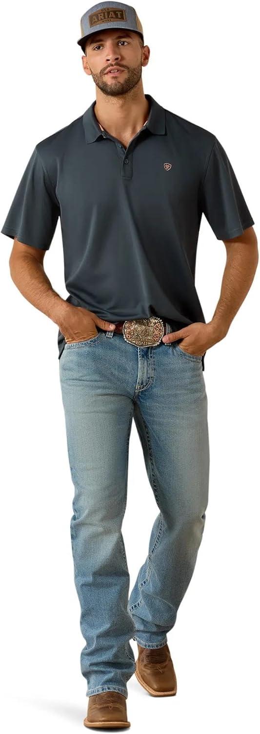 imageAriat Mens Tek PoloDark Slate
