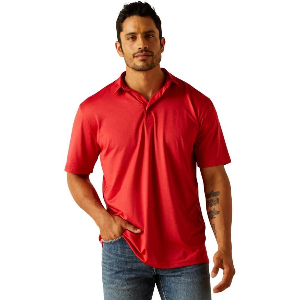imageAriat Mens Ac PoloHaute Red