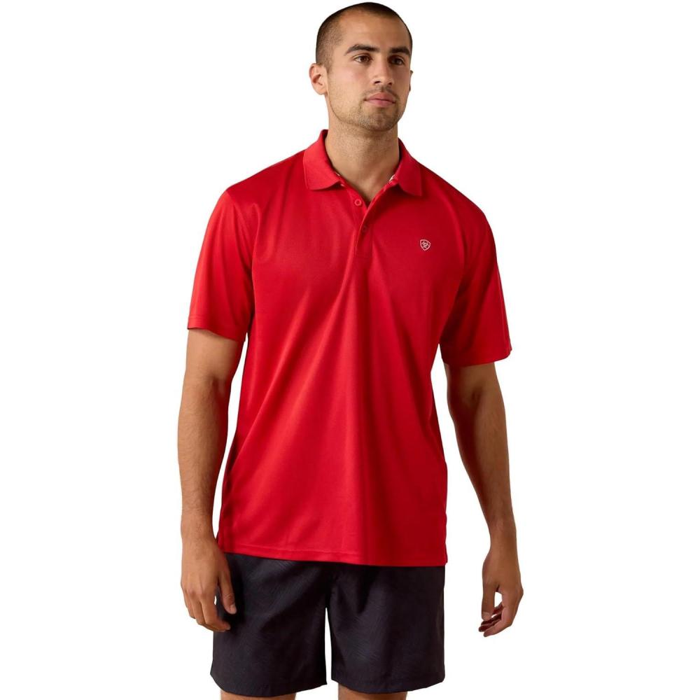 imageAriat Mens Tek PoloScarlet